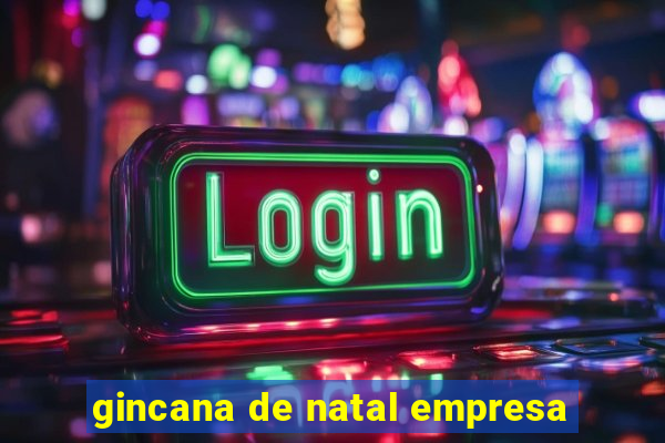 gincana de natal empresa